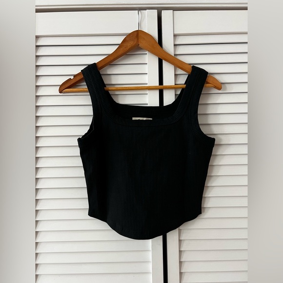 NWT - Madewell Small The Tailored Crop Tank in Sleekhold - Picture 6 of 6